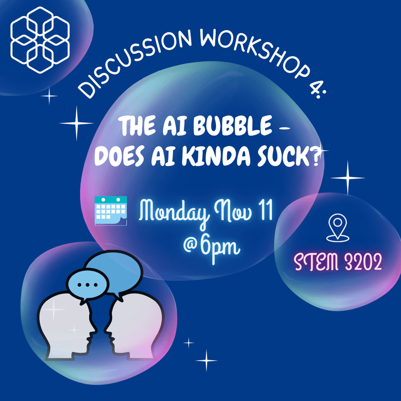 Discussion Workshop: The AI Bubble - Does AI Kinda Suck?