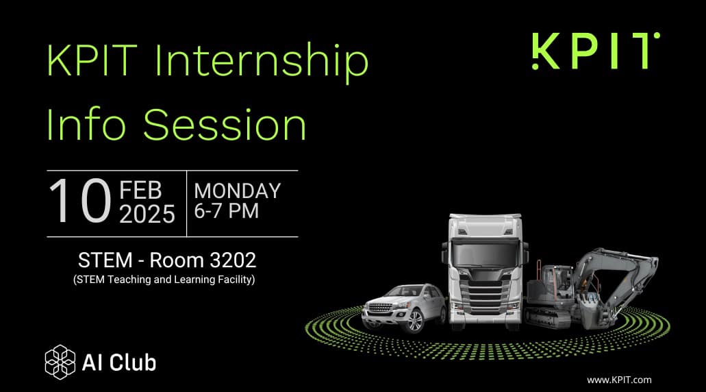 KPIT X AI Club Internship Info Session